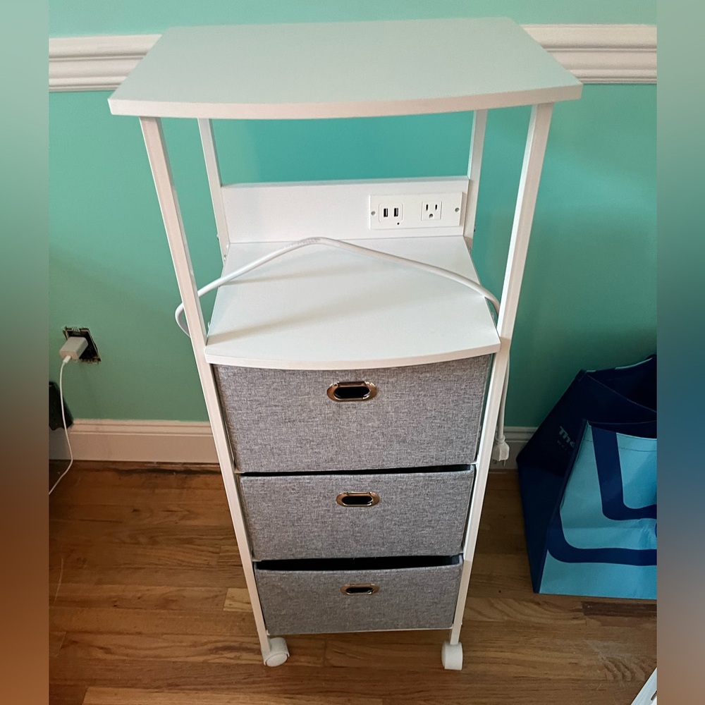 Dorm Room Tall Side Table